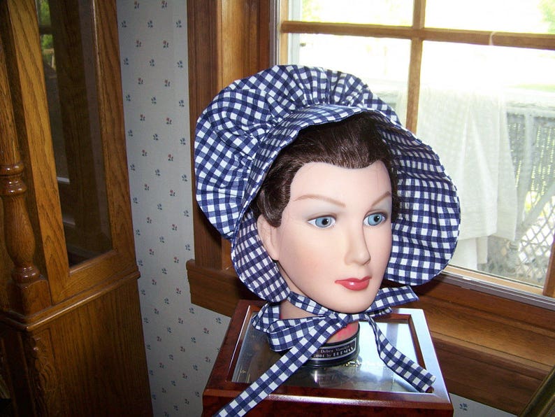 Ladies Adult Bonnet Costume pdf Pattern with Immediate Download e-file image 1