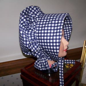 Ladies Adult Bonnet Costume Pdf Pattern With Immediate Download E-file ...
