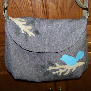Pdf Pattern 127B Bag With Bird Applique's Tutorial - Etsy
