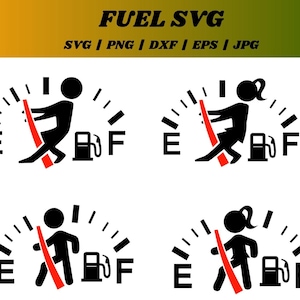 Tankanzeige SVG, Gasanzeige SVG, Schnittdateien, Öluhren Vektor, Gastank SVG, Benzinanzeige SVG, Benzinanzeige SVG, Tankuhr, Gasbehälter