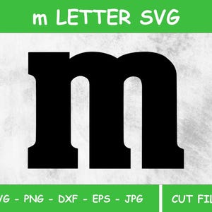 Letra M Svg, Letra Inicial M Svg, Cricut, Arquivo de Corte, Png, Clipart, Camiseta M Svg, Design de Camiseta M, Ideias de Fantasias Infantis, Download Digital.