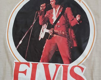 Elvis Presley 1977 Original Shirt Vintage Retro NEW w/ OG Tags Punk Rock & Roll Large Rockabilly