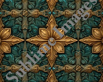 CT029 - Ceramic Tile in the Decorative Arts Style - Various Sizes