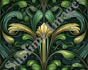 CT020 - Ceramic Tile in the Art Nouveau Style - Various Sizes