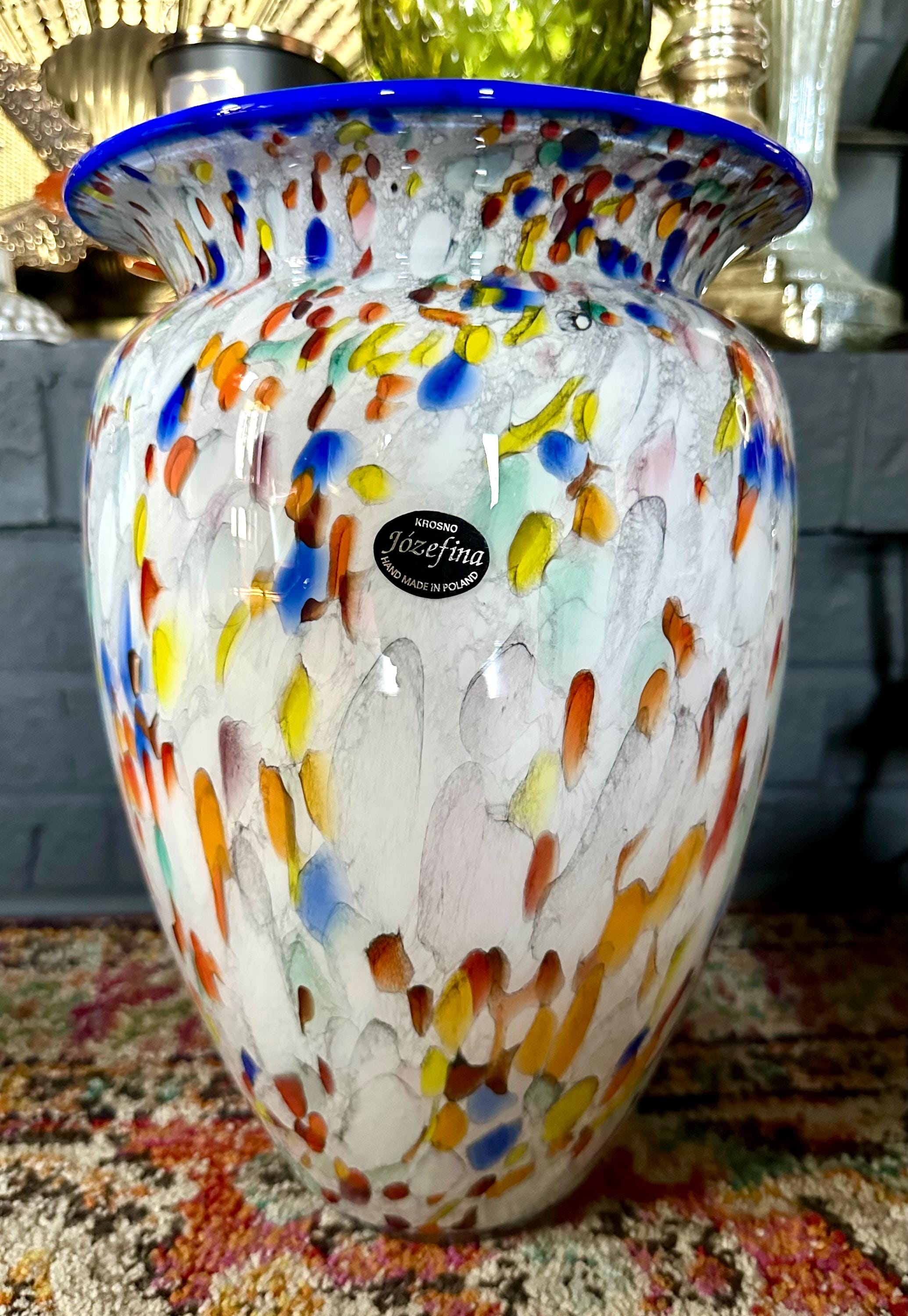 Jozefina ポーランド　花器　物置 Jozefina Krosno Vase - Etsy