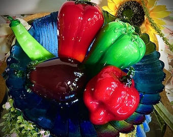 Murano Art Glass Fruit and Vegetables