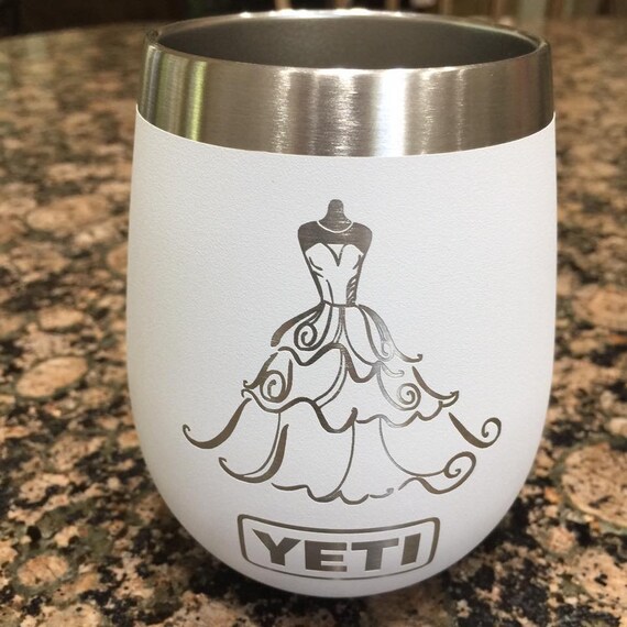 Yeti wine tumbler personalized 2025