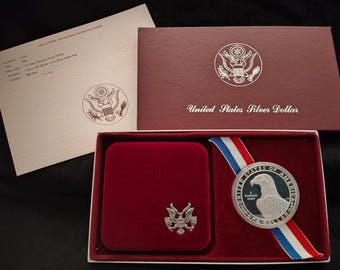 1983-S Olympic Commemorative Silver Dollar -- US Mint Deep Cameo PROOF-66