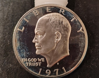 1971-S Silver Eisenhower Dollar Proof-68 DCAM GEM