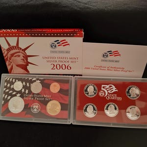 2006-S US Mint 10-piece Silver Proof Set GEM Proof-68-70 coins