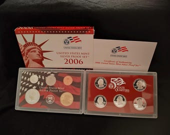 2006-S US Mint 10-piece Silver Proof Set GEM Proof-68-70 coins