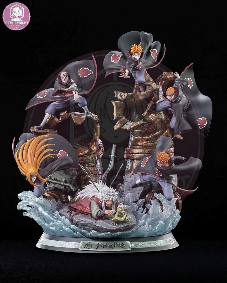 3D Printable Models STL Collection Naruto Series Jiraiya One Last ...
