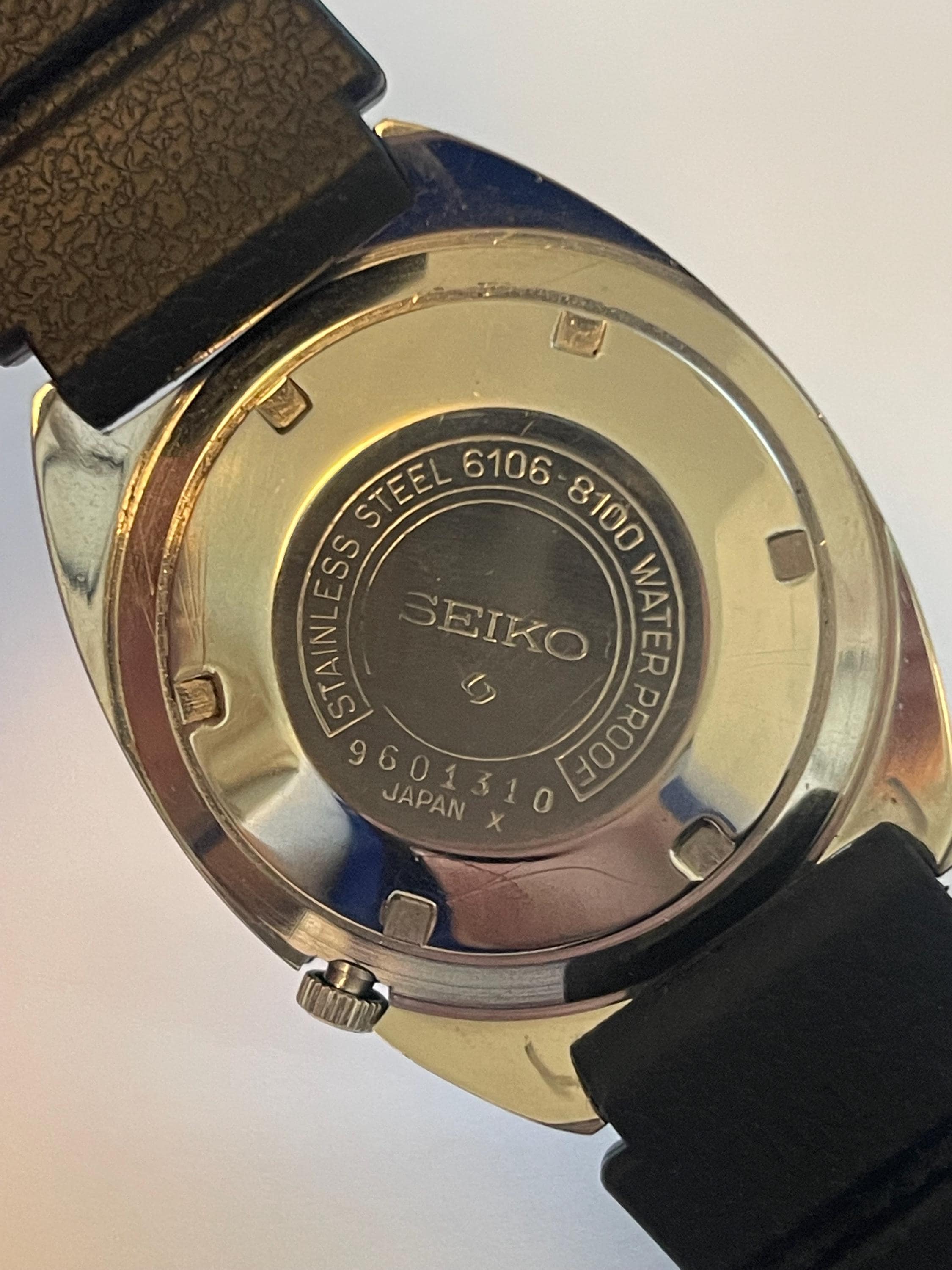 Seiko 6106-8100 Blue Chevron Dial - Etsy