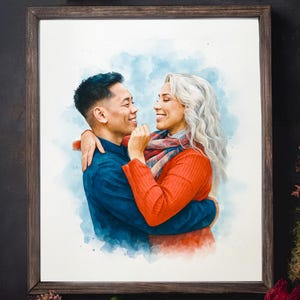 benutzerdefinierte Porträt, Aquarell Hochzeit Porträt, Malerei vom Foto, Haustier Porträt, benutzerdefinierte Aquarell, Haus Druck, Aquarell Haus Malerei