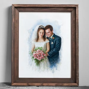 benutzerdefinierte Porträt, Aquarell Haustier Porträt, Gemälde vom Foto, Hochzeitsporträt, benutzerdefinierte Aquarell, Haus Druck, Aquarell Hausanstrich