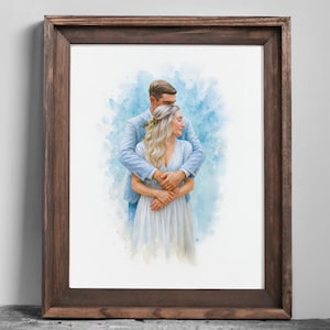benutzerdefinierte Porträt, Aquarell Haus Gemälde, Haustier Malerei, Hochzeitsportrait, Haus Druck, benutzerdefinierte Aquarell, Malerei vom Foto