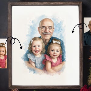individuelles Aquarell Porträt, Gemälde vom Foto Aquarell Hausmalerei, Aquarell Haustiermalerei, Aquarell Hochzeitsportrait