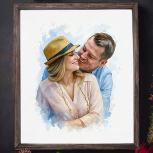 benutzerdefinierte Porträt, Aquarell Haustier Porträt, Gemälde vom Foto, Hochzeitsporträt, benutzerdefinierte Aquarell, Haus Druck, Aquarell Hausanstrich