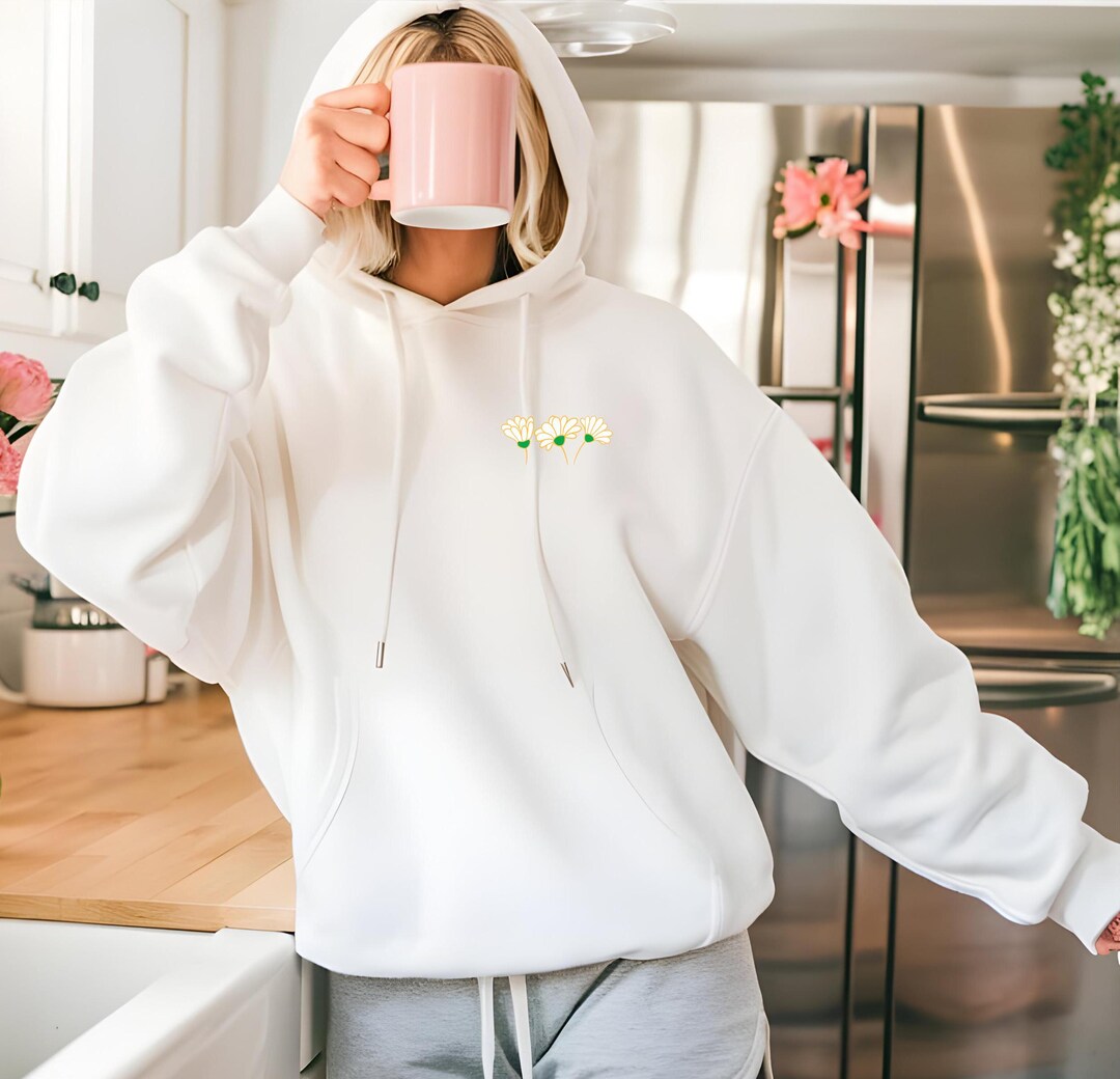 Cozy Corduroy Plush Embroidered Hoodies Embrace Street Trend Fashion in Oversized Casual Style!