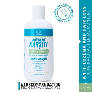 Bıttım Anti Hair Loss Shampoo, Anti Dandruff, Anti Eczema, Fast Hair Growth and Voluminous Hair 100% Natural Shampoo