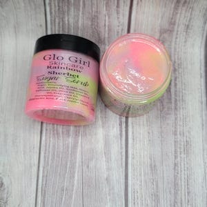 Rainbow Sherbet Sugar Scrub/Emulsified Sugar Scrub/Handmade Sugar Scrub