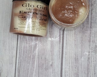 Espresso Sugar Scrub/Emulsified Sugar Scrub/Handmade Sugar Scrub