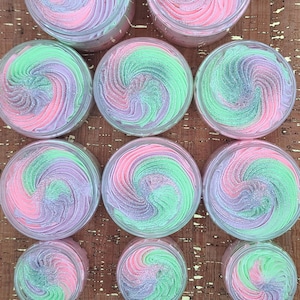 Regenboogsorbet bodyboter/slagroomboter/handgemaakte bodyboter/cadeau voor meisjes/cadeau voor vrouwen/huidverzorging/huidbevochtiger