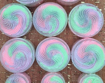 Rainbow Sherbet Body Butter/Whipped Body Butter/Handmade Body Butter/Gift For Girls/Gift For Women/Skincare/Skin Moisturizer