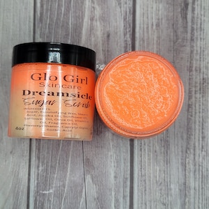 Dreamsicle Sugar Scrub/Emulsified Sugar Scrub/Handmade Sugar Scrub