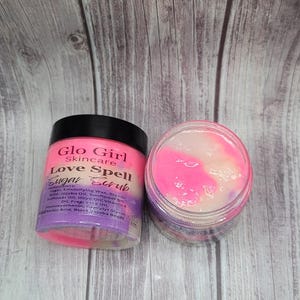Love Spell Sugar Scrub/Emulsified Sugar Scrub/Handmade Sugar Scrub