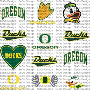 Ducks Svg, Football Svg, Oregon Football Team School Spirit Pride Download digitale, Oregon Sports Game Day Ducks T-Shirt Design Svg File di taglio