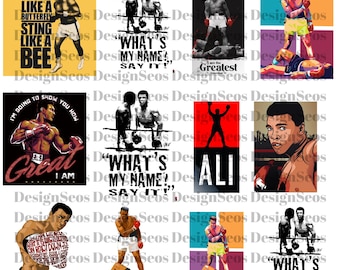 Muhammad Ali SVG Bundle, Black History Month Svg, Black Heritage Month Svg, African American Svg, Muhammad Ali Designs, Mohammed Ali vectors