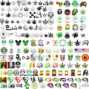Rasta SVG-Bundle, Weed SVG, Stoner SVG-Bundle, Jamaika svg, Weed Zitate svg