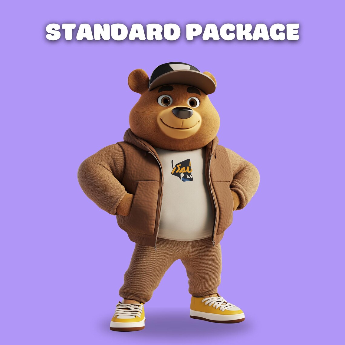 Custom 3D Cartoon Mascot Character, Custom Modeling for Printing, 3D ...