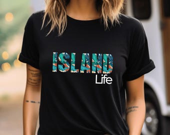 アイランドライフシャツ、ビーチ好きへのギフト、サマースウェットシャツ、オーシャンパーカー、ビーチライフシャツ、アイランドスタイル、のんびり、サーフィン、春休みシャツ