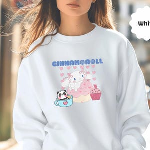 Cinnamoroll Shirt, Wolke Sweatshirt, Cinnamon Roll Hoodie, Hund, Born in Sky, Hello Kitty