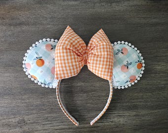 Handmade orange puffy ears Headband – Puffy Padded Costume Accessory