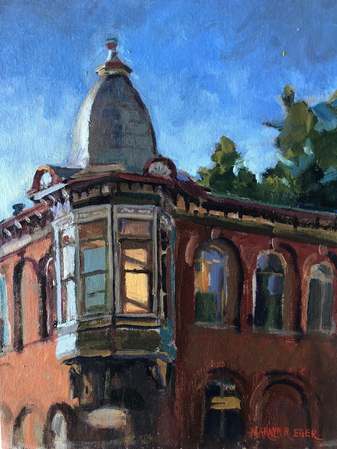 Upstairs Window All Original Oil Painting Lockeford Antique Etsy