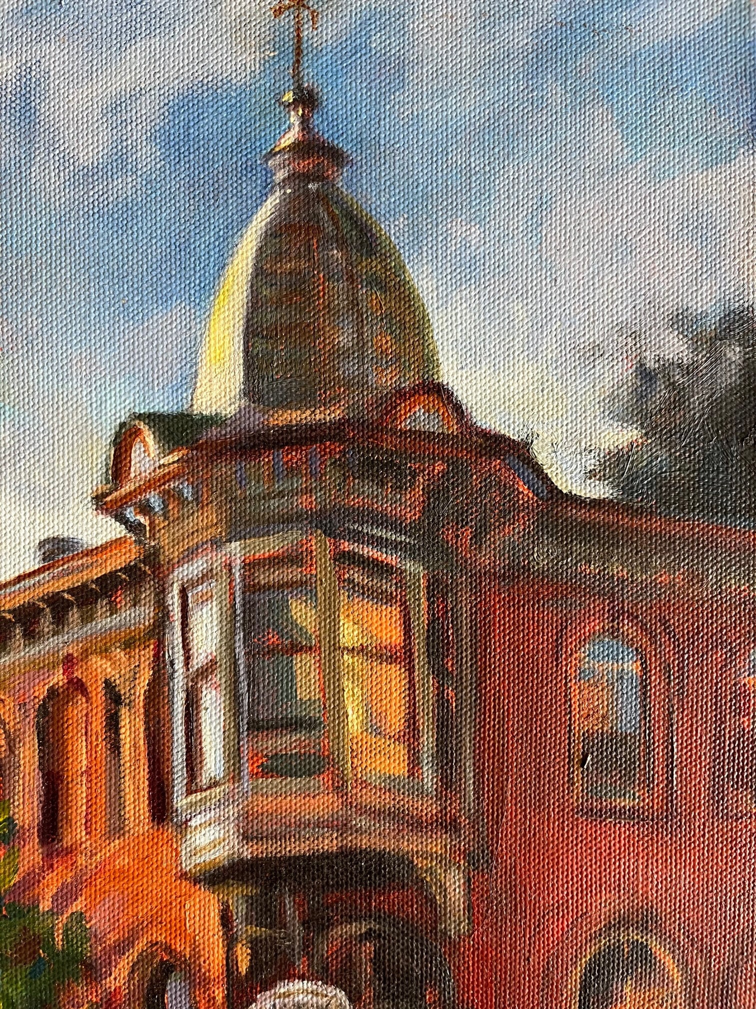 Lockeford Oil Painting, All Original Landscape, lockeford Antiques, Highway 88 & Elliott