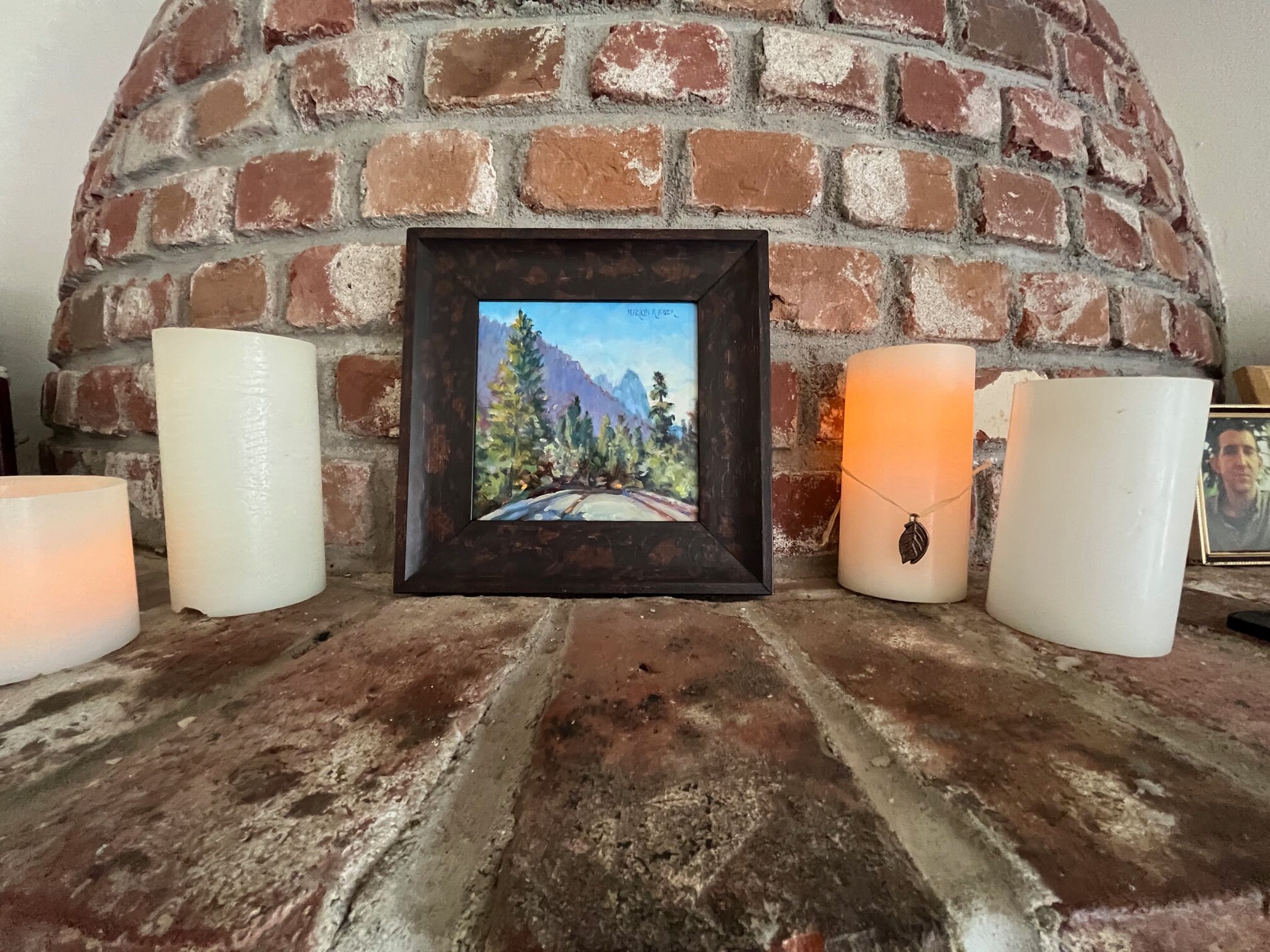 Yosemite Oil Painting, Sentinel Drive All Original Oil, Yosemite ...