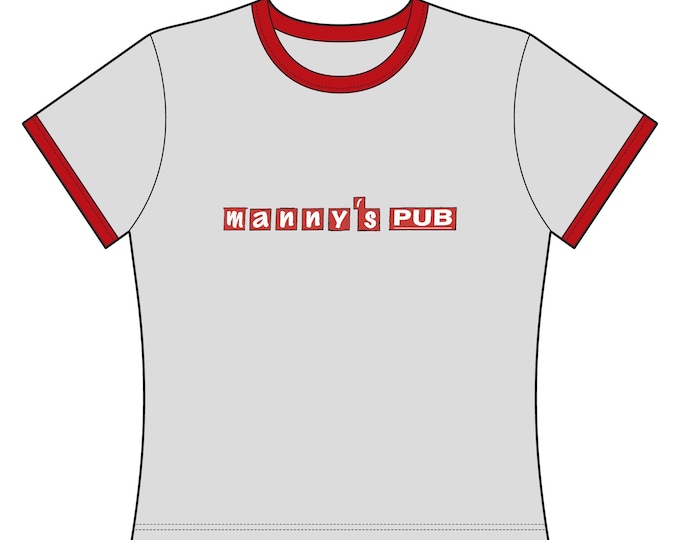 Manny's Pub Ringer Tee