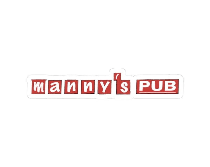 Manny's Pub Sticker