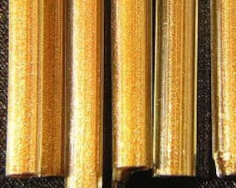 1/4 lb. Devardi Glass Golden Aventurine Rods Lampwork Glass Blowing COE 104 ~ Goldstone