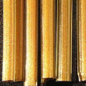 1/4 lb. Devardi Glass Golden Aventurine Rods Lampwork Glass Blowing COE 104 ~ Goldstone