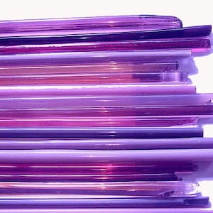 1 lb Devardi Glass Handmade Rods, COE 104 Mixed Purples - 1 Lb Lampwork, Beadmaking