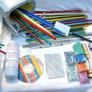 Devardi Glass Lampwork Hot Starter Kit w/ Torch Head Lampworking Advanced