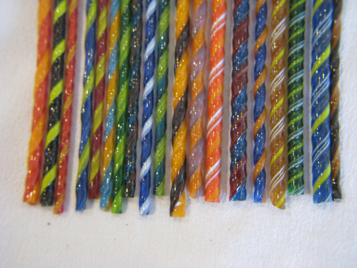 1/2 Lb. Devardi Glass Twistie Rods Lampwork Glass Blowing COE Etsy