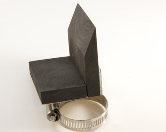 Devardi Glass - Right Angle Torch Mount Graphite Marver with Wedge. For top of torch.