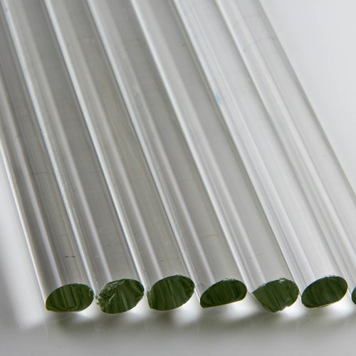 Devardi Glass Boro Rods COE 33 Clear Glass Rods 8mm 1lb Etsy