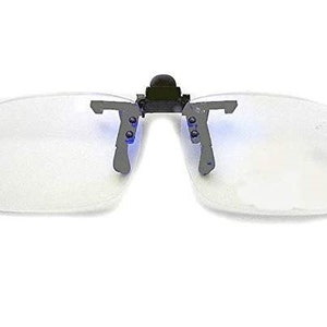 Clip-On Reading Glasses With Blue Light Blocking - 3.5 Magnification For Most Eyeglasses